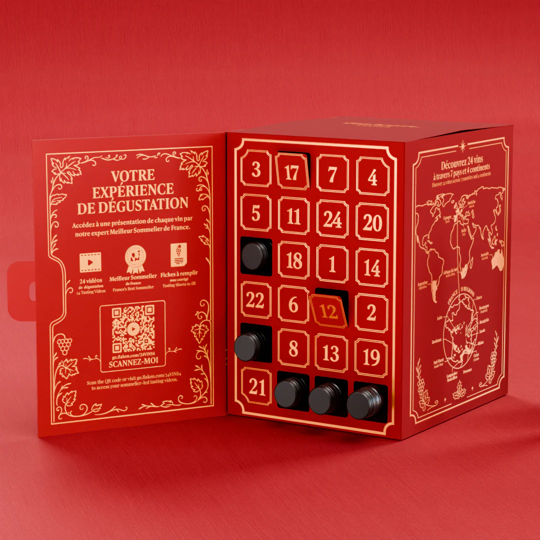 Calendrier de l'Avent Vin - 24 Vins de France et du Monde - Image 5