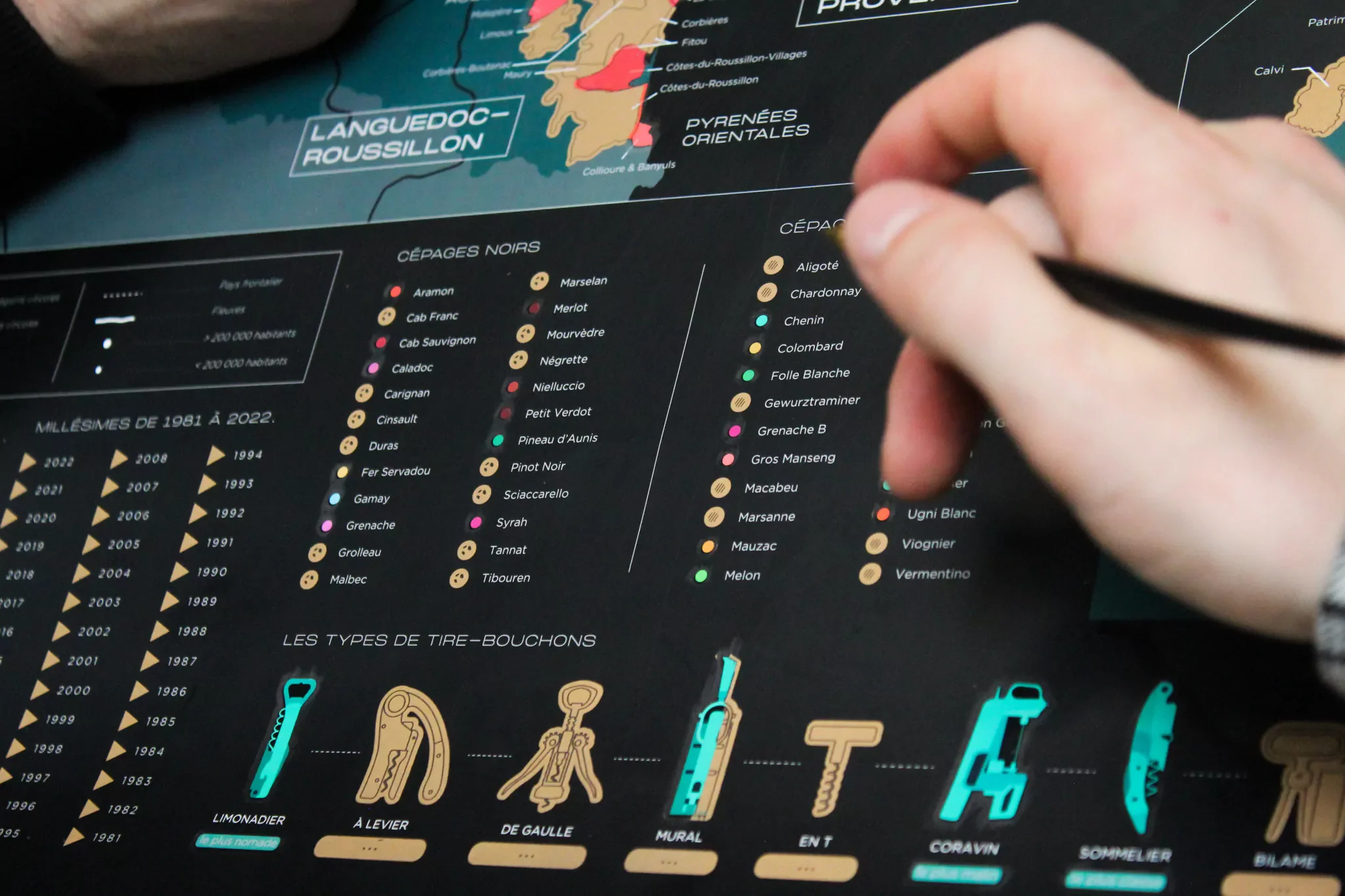 Carte à gratter : la France des vins - Image 5