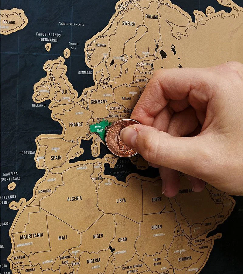 Carte du monde à gratter - Image 3